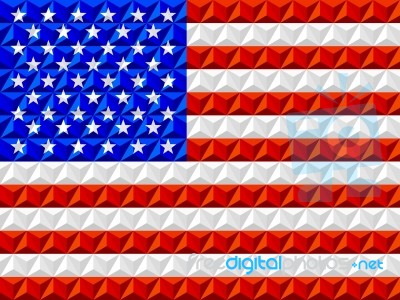 Flag Of Usa Stock Image