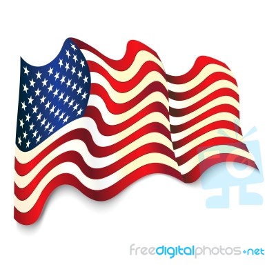 Flag Of USA Stock Image