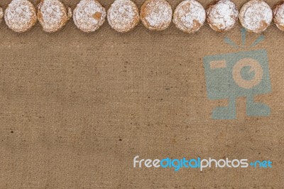 Flaky Bean Pastry Stock Photo