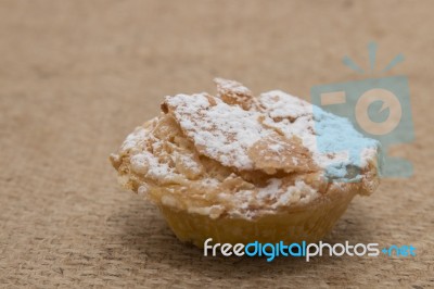 Flaky Bean Pastry Stock Photo