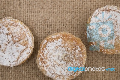 Flaky Bean Pastry Stock Photo