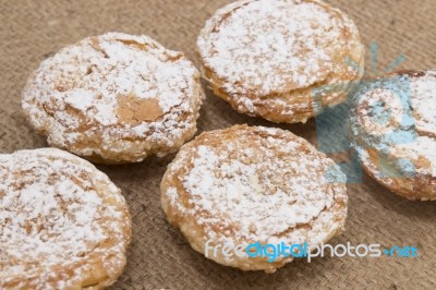 Flaky Bean Pastry Stock Photo