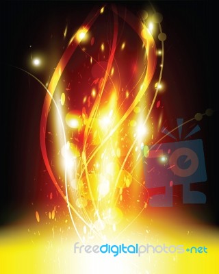 Flame Illustration Stock Image