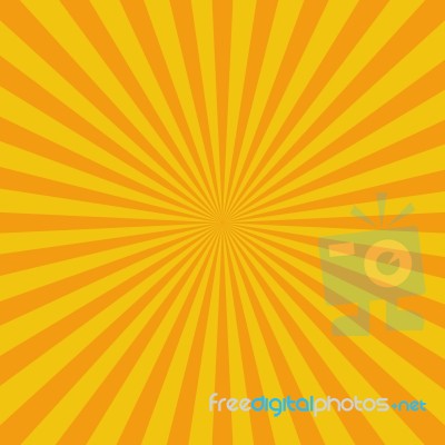 Flat Sunburst Pattern Stock Image