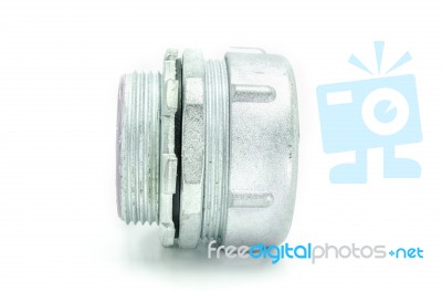 Flex Connector Fitting Stock Photo