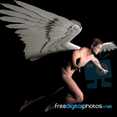 Flight Of An Angel Stock Image