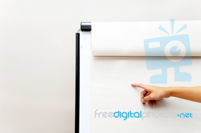 Flip Chart Stock Photo