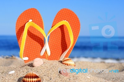 Flip-flops Stock Photo