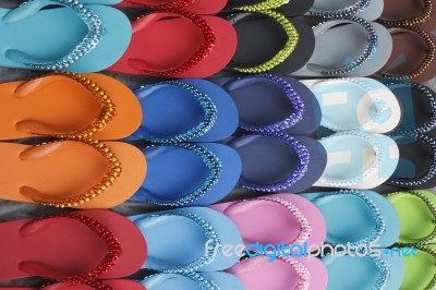 Flip Flops Set Stock Photo