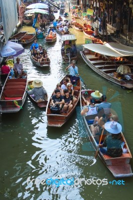 Floating Market Stock Photo