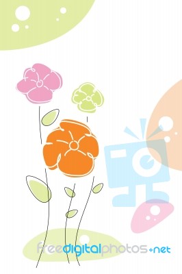 Floral Background Stock Image