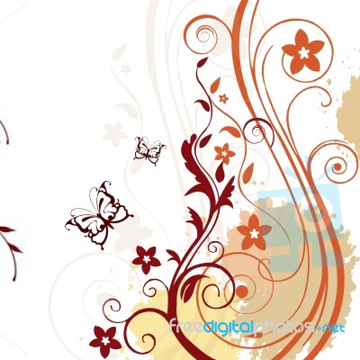 Floral Background Stock Image