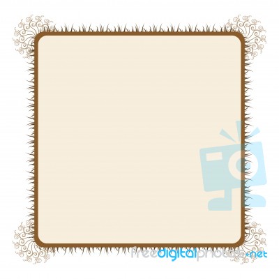 Floral Frame Stock Image