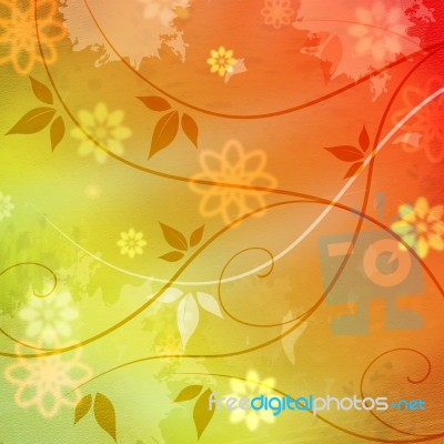 Floral Nature Indicates Outdoors Design And Florist Stock Image