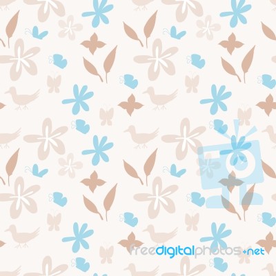 Floral Seamless Background Stock Image