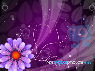 Flower Background Shows Petals Blooming And Beauty Stock Image