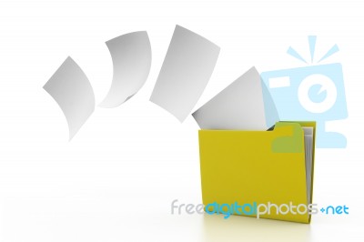 Folder Stock Image