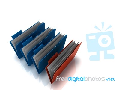 Folder Stock Image