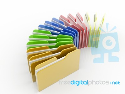 Folder Concept Stock Image