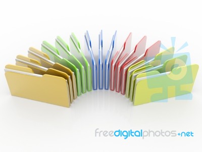 Folder Concept Stock Image