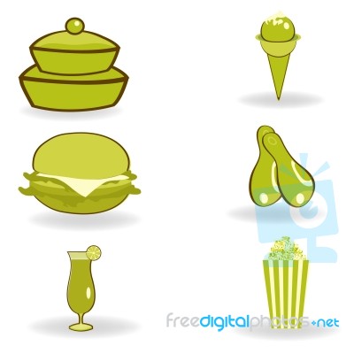 Food Icon Stock Image