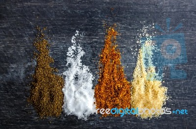 Food Ingredients And Condiment  Stock Photo