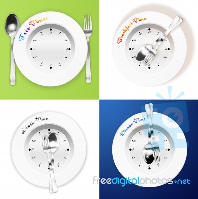 Food Times Stock Image