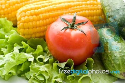 Foodgroup: Vegetables Stock Photo