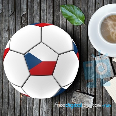 Football Artwork Stock Image