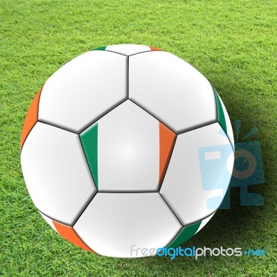 Football Artwork Stock Image