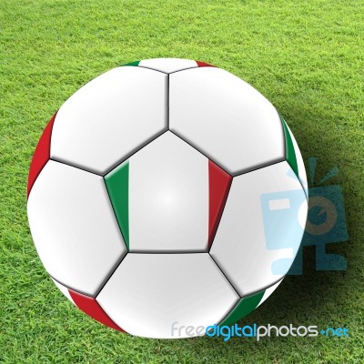 Football Artwork Stock Image