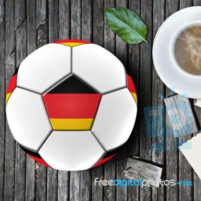 Football Artwork Stock Image