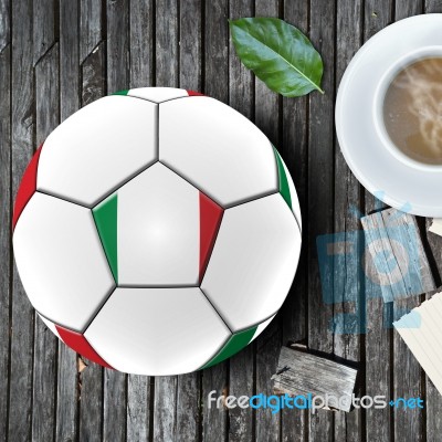 Football Artwork Stock Image