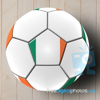 Football Artwork Stock Image