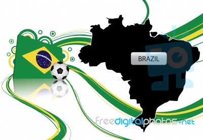 Football In Brazil Stock Image