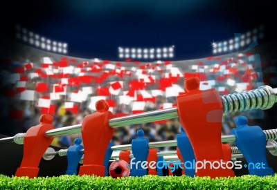 Football Table Stock Image