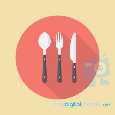 Fork Spoon And Knife Stock Image