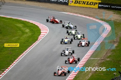 Formula Ford Race March 2014 Stock Photo