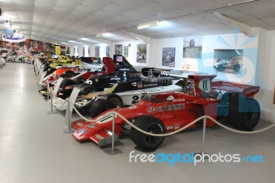 Formula One Race Cars Stock Photo