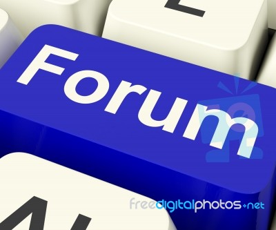 Forum Key Stock Image