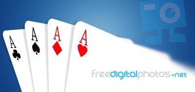 Four Aces Stock Image