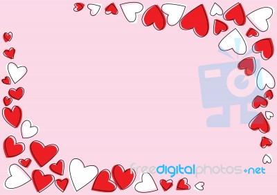 Frame Of Love Stock Image