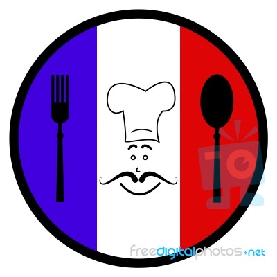 France Restaurant Means Cafeteria Culinary And Cafes Stock Image