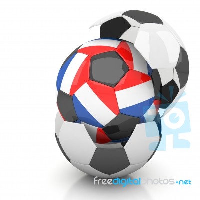 France Soccer Ball Isolated White Background Stock Image