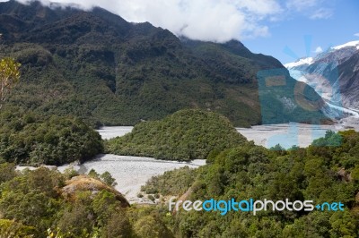 Franz Joseph Glacier Stock Photo