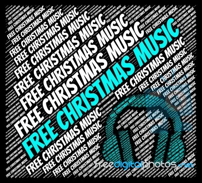 Free Christmas Music Means For Nothing And Xmas Stock Image