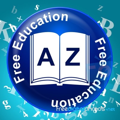 Free Education Indicates For Nothing And Complimentary Stock Image