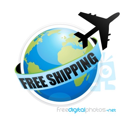 Free Shipping Stock Image