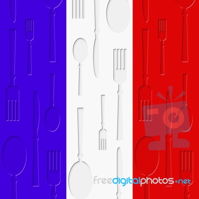 French Food Shows Europe Eating And Restaurant Stock Image