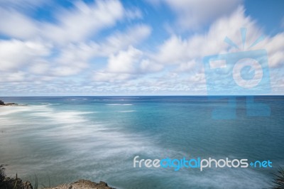 Frenchmans Beach On Stradbroke Island, Queensland Stock Photo